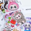 minipack-labubu Promo 10 Minipack Stickers - Labubu
