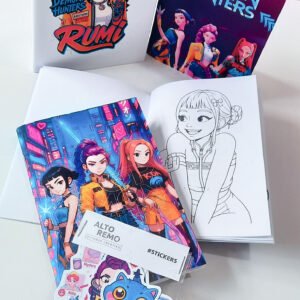 Libretas para colorear de las Guerreras-kpop