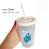10 Vasos Glitter Personalizado