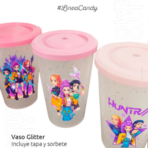 Vaso personalizado glitter