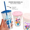 Promo x10 – Vasos Acrilico N°1 Personalizados | Souvenir Infantil